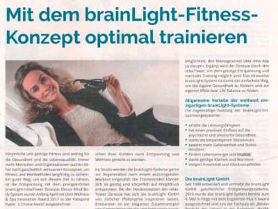 Mit dem brainLight-Fitness-Konzept optimal trainieren